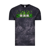 Cloud Black st patricks gnomes Vintage Tee - Jasminsmagicworld