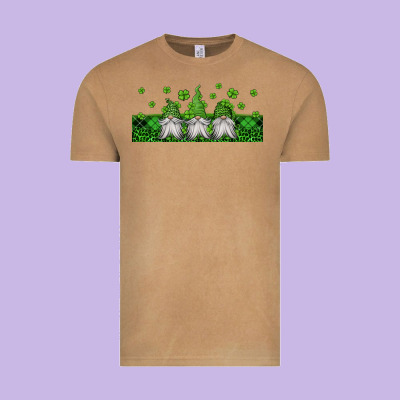 St Patricks Gnomes Vintage Tee Designed By Jasminsmagicworld