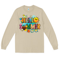 Mushroom hello summer Long Sleeve Tee - JahusDesignShop