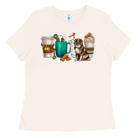 Bone australian shepherd dog coffee cups Ladies Tee - texasbilliewilder
