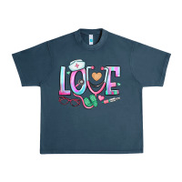 Midnight Navy love nurse Urban Heavy Tee - BundleAndBundleShop