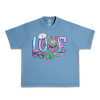 Pebble Blue love nurse Urban Heavy Tee - BundleAndBundleShop