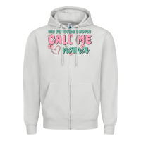 Dove Grey my favorite people call me nana Zipper Hoodie - MaliasSmallBusiness