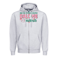 Heather Grey my favorite people call me nana Zipper Hoodie - MaliasSmallBusiness