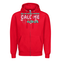 Red my favorite people call me nana Zipper Hoodie - MaliasSmallBusiness