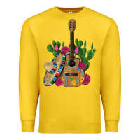 Lemon ,mexican sombrero guitar rose cactus Premium Sweatshirt - Artiststas