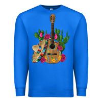True Royal ,mexican sombrero guitar rose cactus Premium Sweatshirt - Artiststas