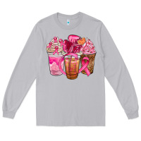 Moon Dust breast cancer coffee cups Long Sleeve Tee - NancyCooperArtShop