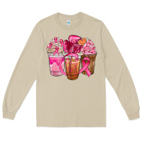 Mushroom breast cancer coffee cups Long Sleeve Tee - NancyCooperArtShop