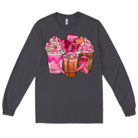 Smoke breast cancer coffee cups Long Sleeve Tee - NancyCooperArtShop