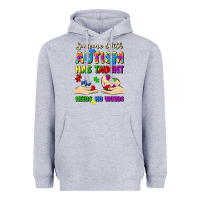 Heather Grey someone with autism has taught me love needs no wo Heavyweight Hoodie - Artiststas