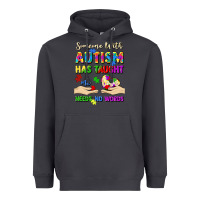 Smoke someone with autism has taught me love needs no wo Heavyweight Hoodie - Artiststas