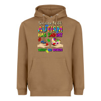 Toasted Coconut someone with autism has taught me love needs no wo Heavyweight Hoodie - Artiststas