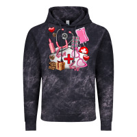 Cloud Black nurse  valentines day love Vintage Hoodie - AdoDesignShop