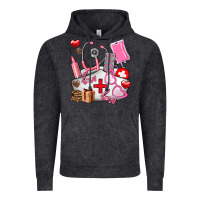 Vintage Black nurse  valentines day love Vintage Hoodie - AdoDesignShop
