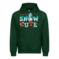 Forest Green i am snow cute Urban Hoodie - CowGirlArtShop