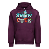 Mauve Wine i am snow cute Urban Hoodie - CowGirlArtShop