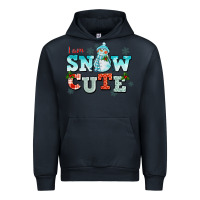 Navy i am snow cute Urban Hoodie - CowGirlArtShop