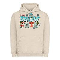 Pigment French Oak i am snow cute Urban Hoodie - CowGirlArtShop
