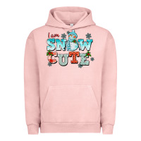 Pigment Salmon i am snow cute Urban Hoodie - CowGirlArtShop