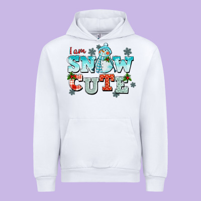 I Am Snow Cute Urban Hoodie Designed By Cowgirlartshop