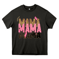 Asphalt mama mama mama lightning bold Heavy Core Tee - Zillion Design Studio