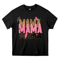 Black mama mama mama lightning bold Heavy Core Tee - Zillion Design Studio