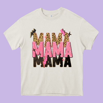 Mama Mama Mama Lightning Bold Heavy Core Tee Designed By Zillion Design Studio