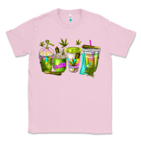 Bubblegum Pink coffee cups Classic Tee - NancyCooperArtShop