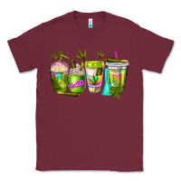Burgundy coffee cups Classic Tee - NancyCooperArtShop