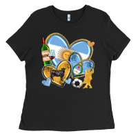 Argentina  Hearts Ladies Tee | Teevron