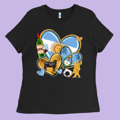 Ladies Tee argentina  hearts