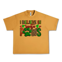 Peanut Butter i believe in santa paws christmas Urban Heavy Tee - Jasminsmagicworld