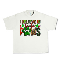 Pistachio i believe in santa paws christmas Urban Heavy Tee - Jasminsmagicworld
