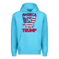Trump America First Eagle Premium Hoodie | Teevron