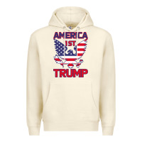 Sandshell Trump America First Eagle Premium Hoodie - Bettercallsaul