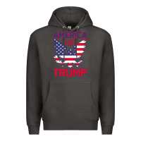 Smoke Trump America First Eagle Premium Hoodie - Bettercallsaul