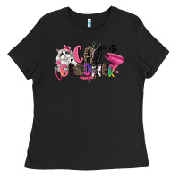 Black cat groomer Ladies Tee - Zillion Design Studio