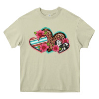 Mossy easter spring western hearts Heavy Core Tee - Artiststas
