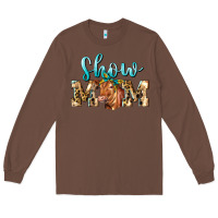 Chestnut Western Show Mom Red Angus Long Sleeve Tee - LillyAllenDesigns