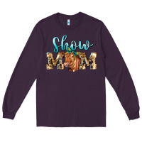 Plum Western Show Mom Red Angus Long Sleeve Tee - LillyAllenDesigns