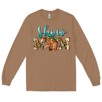 Toasted Coconut Western Show Mom Red Angus Long Sleeve Tee - LillyAllenDesigns