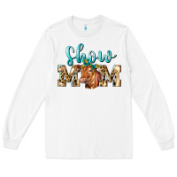 White Western Show Mom Red Angus Long Sleeve Tee - LillyAllenDesigns