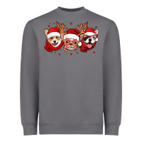 Storm christmas dogs corgi chihuahua frenchie Heavyweight Sweatshirt - Jasminsmagicworld