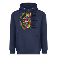 Navy you are inspiration Heavyweight Hoodie - Artiststas