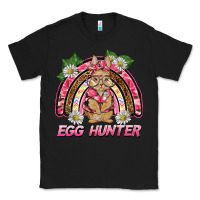 Black easter pink camouflage egg hunter  bunny rainbow Classic Tee - BarkalooDesign