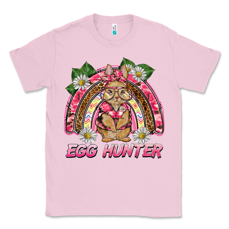 Easter Pink Camouflage Egg Hunter  Bunny Rainbow Classic Tee by BarkalooDesign | Teevron