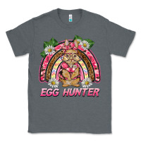 Charcoal Heather easter pink camouflage egg hunter  bunny rainbow Classic Tee - BarkalooDesign