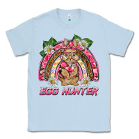 Dusty Blue easter pink camouflage egg hunter  bunny rainbow Classic Tee - BarkalooDesign