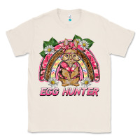 Natural easter pink camouflage egg hunter  bunny rainbow Classic Tee - BarkalooDesign